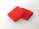 Red Wristband / Sweatband Pair